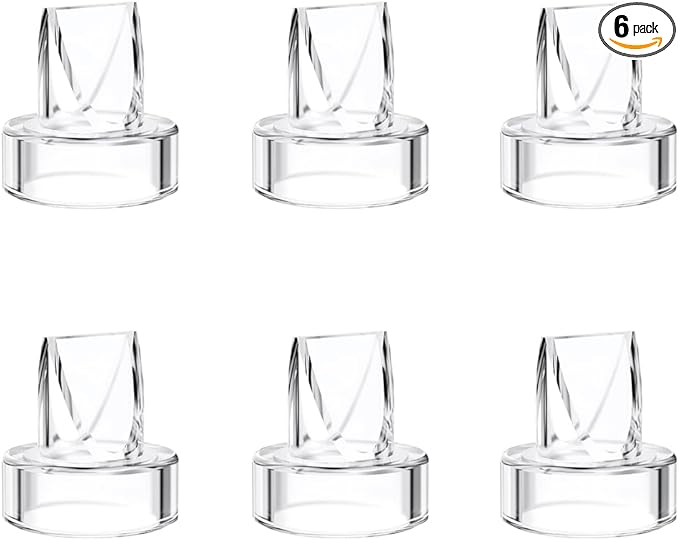 6pcs Duckbill Valves Compatible with Momcozy S12 Pro/S9 Pro/TSRETE S12/Kmaier S12 Wearable Breast Pumps Accessories,S12 pro/S9 pro/S12 Breast Pump Replacement Parts