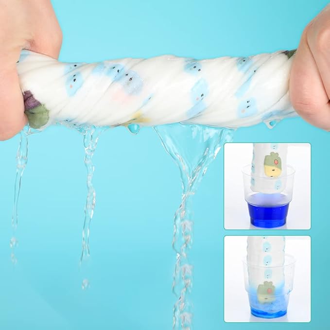 Yoofoss Muslin Baby Washcloths 100% Organic Cotton Face Towels 10 Pack Wash Cloths for Baby 12x12in Soft and Absorbent Baby Wipes (Multicolor)