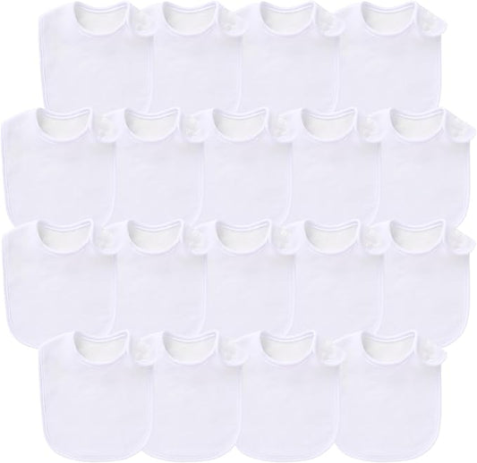 Baby Bibs Soft and Absorbent Organic Cotton Bandana Drool Bibs Set for Boys Girls Newborn 0-36 Months