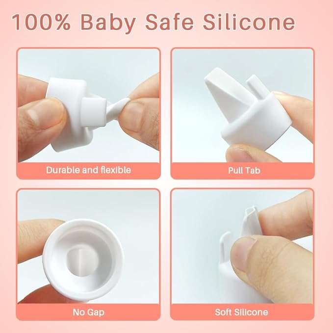 PumpMom-us 19mm Soft Rim Flanges Compatible with Spectra S2 S1 9 Plus Breastpumps Accessories, Replacement Breast Shield and Duckbill Valves for Spectra Pump Parts and 19 Flange