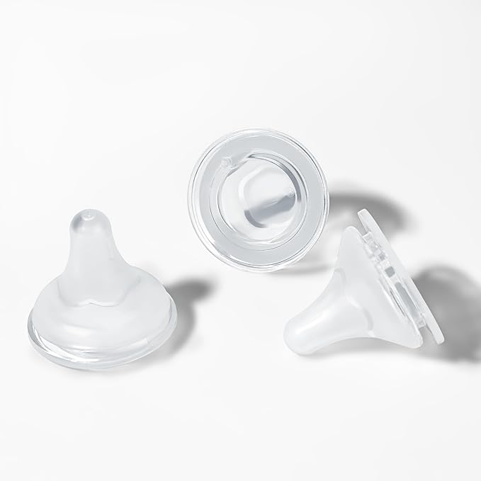 Nimrox Baby Bottle Nipple - Soft Silicone, Anti-Colic, Medium Flow, BPA-Free