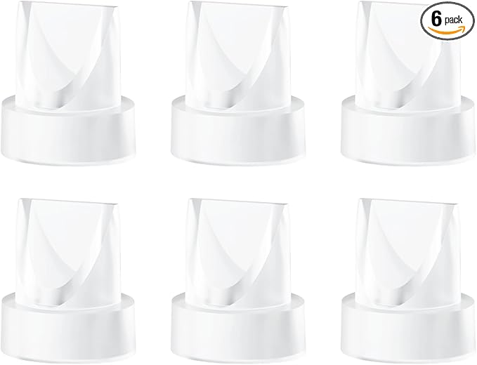 6 Pack Replacement Parts for Momcozy M6 Breast Pump, Also Replace to Mom Cozy M5/ V1 Pro/ V2 Pro Duckbill Valve,Breastfeeding Essential Accessories