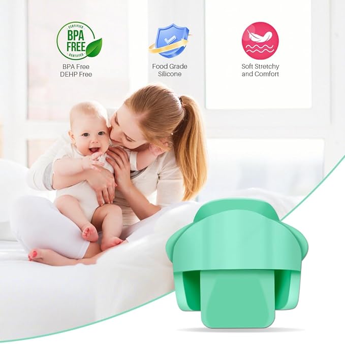 TB Tbuymax 6pc Duckbill Valves Compatible with Elvie Wearable Breast Pump Replacement Parts, Silicone Duck Bill Valve Compatible with Elvie Pump Accessories, Not Original Pump Parts