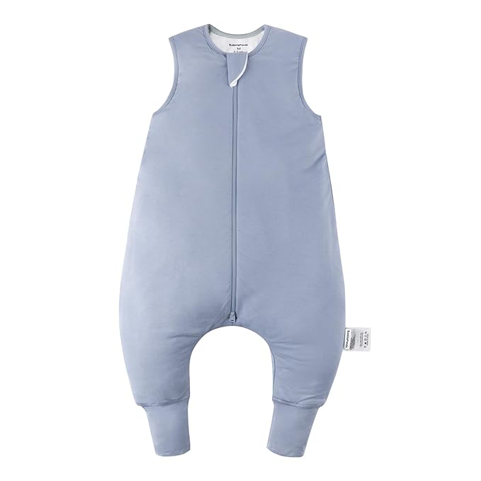 BubblePanda Rayon Made from Bamboo Toddler Sleep Sack with Feet 12-24 Months 0.5 Tog Ultra Soft Toddler Sleeping Sack 1t-2t Baby Sleep Bag Walker Wearable Blanket with Legs 2-Way Zipper Lightweight