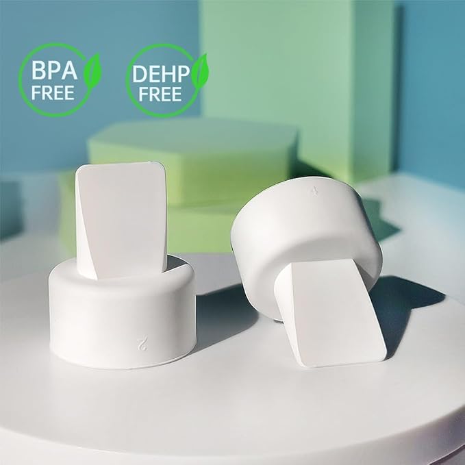 PumpMom-us Breast Pump Parts for Spectra, Replace Duckbill Valves Tubes Backflow Protector Membrane for Spectra S1 S2 9 Plus Breastpumps