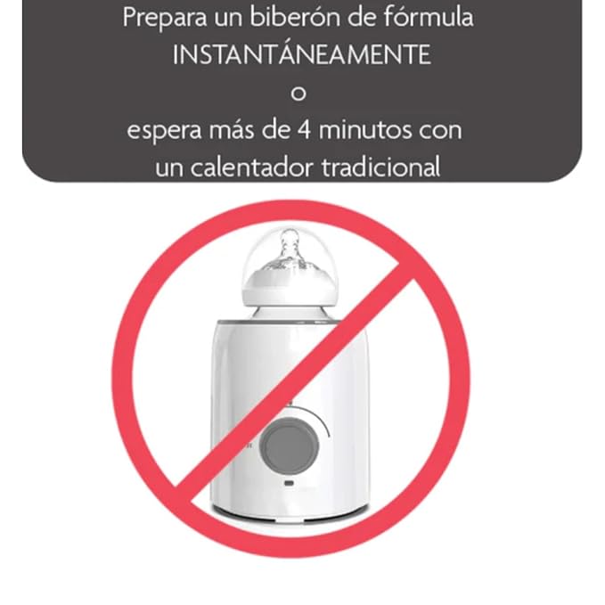 Baby Brezza Instant Baby Bottle Warmer - Fast Water Warmer Instantly Dispenses 24/7 in 3 Temperatures, White (Pack of 2)