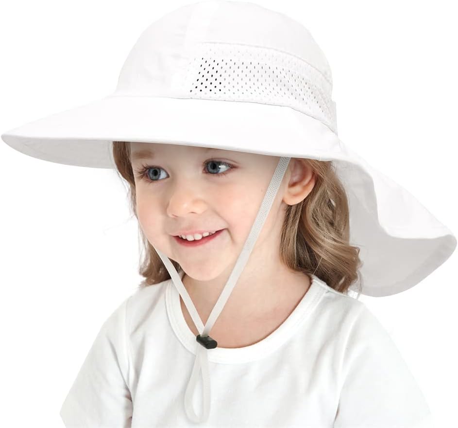 Baby Sun Protection Hat for Infant Toddlers Boys Girls UPF 50+ Sunhat for Outdoor Beach Swim