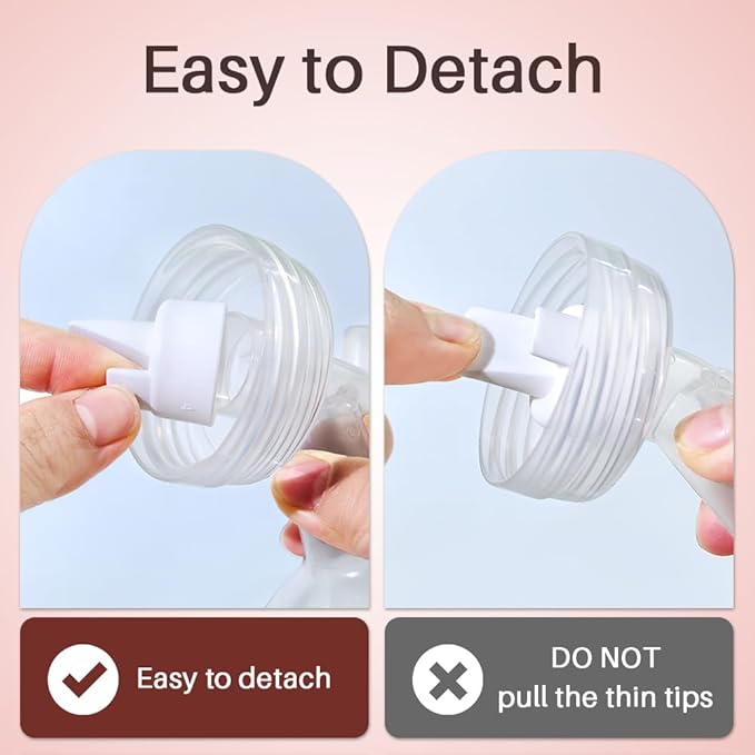 PumpMom-us 17mm and 19mm Oval Flanges Compatible with Spectra S2 S1 9 Plus Pump Parts, Replacement Breast Shield and Duckbill Valves for Spectra Flange Accessories (17mm + 19mm)