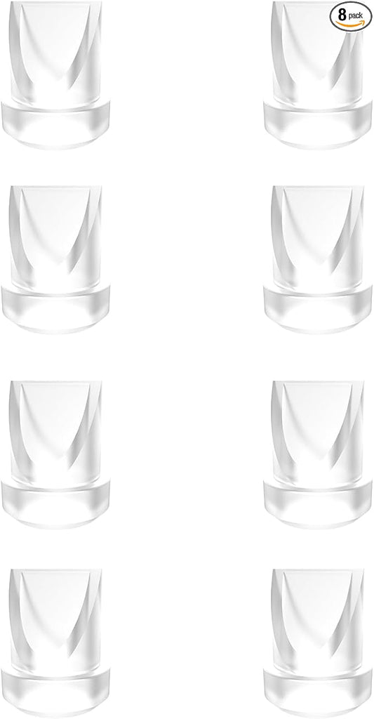 8Pcs Duckbill Valves Compatible with Momcozy M5 Wearable Breast Pump, Replacement Pump Parts Accessories for Momcozy V1/V2 Hands Free Breast Pumps, Same as Original Mom Cozy Parts