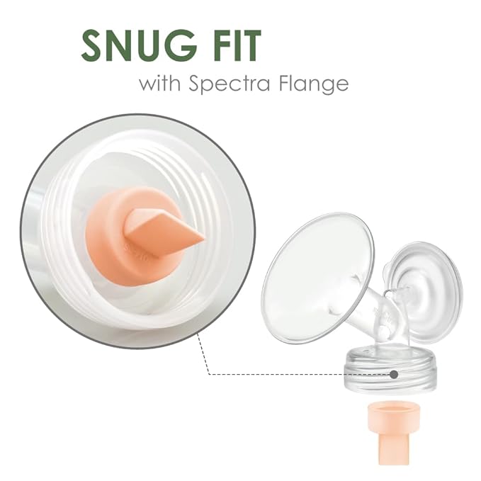 Maymom Pump Parts Compatible with Spectra S1 Spectra S2 Syngergy Gold Replace Spectra Duckbill Valve Not Original Spectra S2 Replacement Pump Parts (10 Piece Orange)