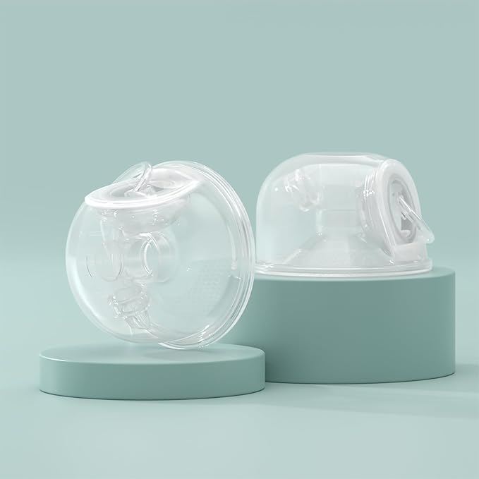 Breast Pump Milk Collection Cup - Compatible with Spectra S1/S2/S9, Not Original Accessories, Replace Breast Pump Kits, 24mm Flange Milk Collector Cup Tubing Parts