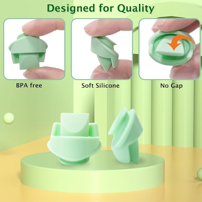 2pcs Duckbill Valves Compatible with Wearable Elvie Breast Pump,for Elvie Breast Pump Replacement Accessories, Silicone BPA Free