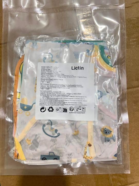 Lictin Long Sleeve Bibs 5 Pack - Baby Bibs, Waterproof Toddler Bibs, Baby Smock for Eating, Baby Bibs for Feeding Teething