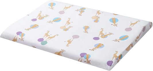 Nest Designs Toddler Pillow with Bamboo Viscose Pillowcase - Giraffe Shapes, Medium