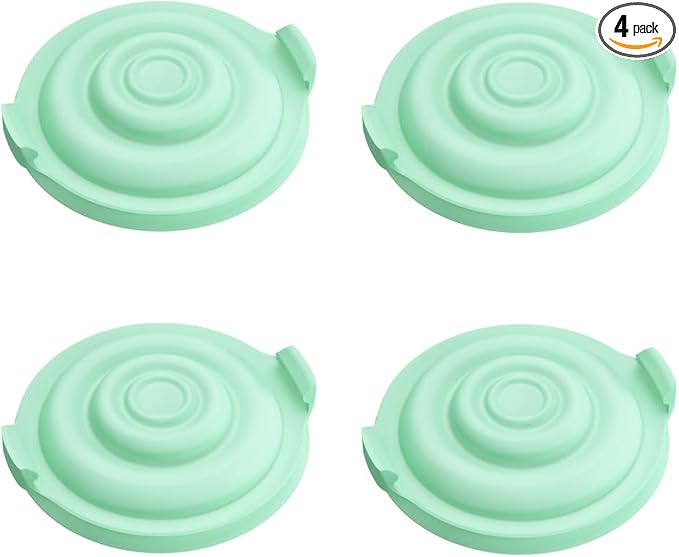 4pcs Pump Seals Compatible with Elvie Breast Pump Parts Replacement, Silicone Diaphragm Replace for Electric Elvie Pump Replacement, Membrane Used for Flange Accessories