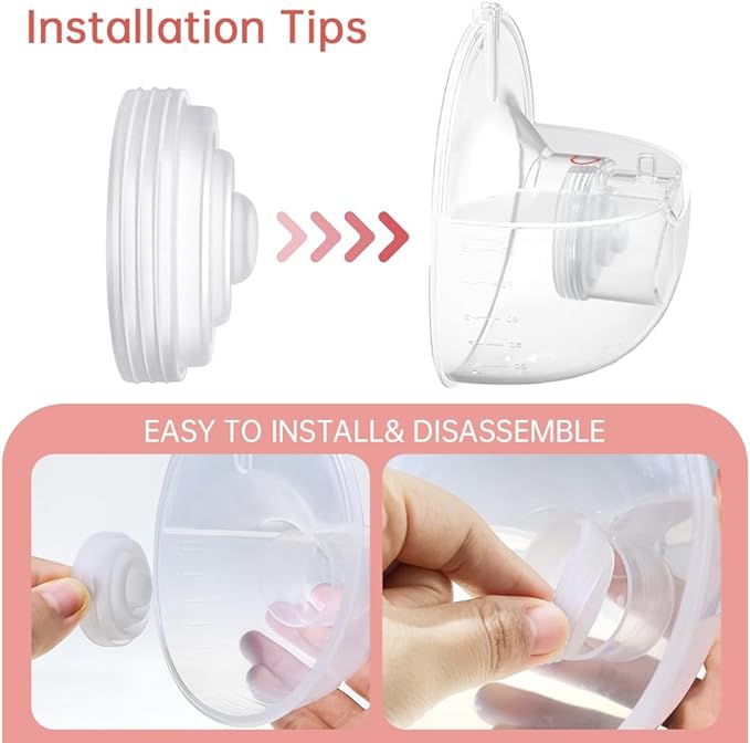 8Pcs Duckbill Valves and 4Pcs Silicone Diaphragm Compatible with Momcozy M5, Replacement M5 Pump Parts Accessories Made by Tbuymax, Not Original Momcozy Pump Parts