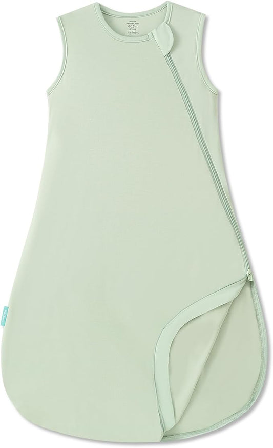 PurComfy Supersoft Sleep Sack 0.5 TOG, Premium Bamboo Viscose Sleeping Bag Thin Baby Wearable Blanket 2-Way Zipper Sleep Sack