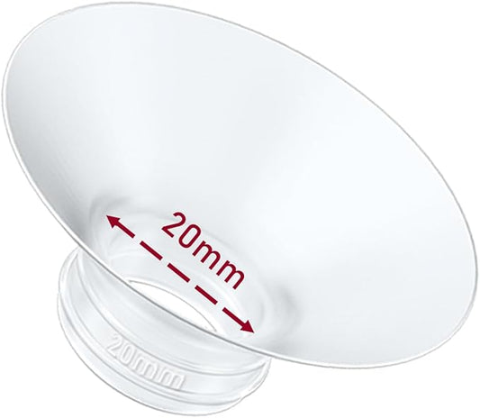 1pcs Breast Pump Flange Insert 20mm Compatible with Momcozy M9/M6/M5/S12 Pro/S9 Pro/V1 Pro/V2 Pro Wearable Breast Pump, Replace for Momcozy Pump Flange Insert, BPA Free, OEM, Not Original Parts