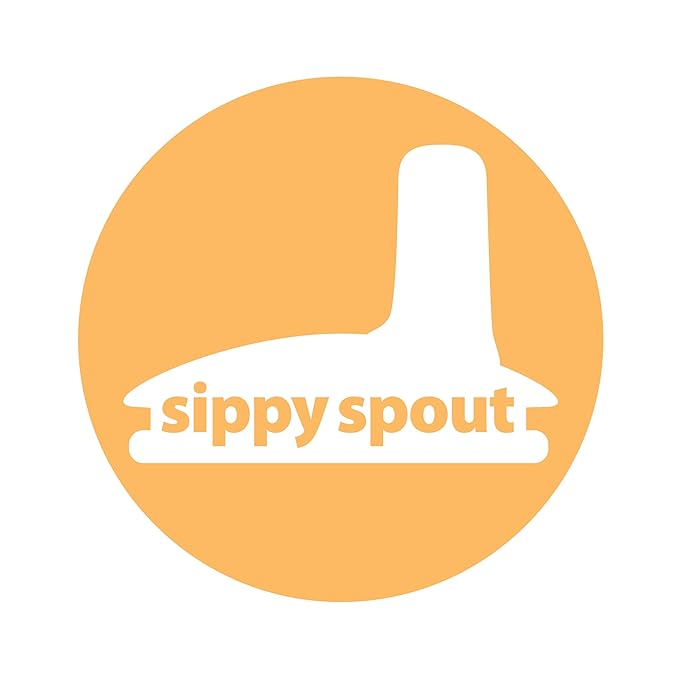 Dr. Brown's Anti-Colic Options+ Wide-Neck Sippy Bottle Starter Kit, 9oz/270mL, with Level 3 Medium-Fast Flow Nipple and Soft 100% Silicone Sippy Spout, Blue, BPA Free, 6m+