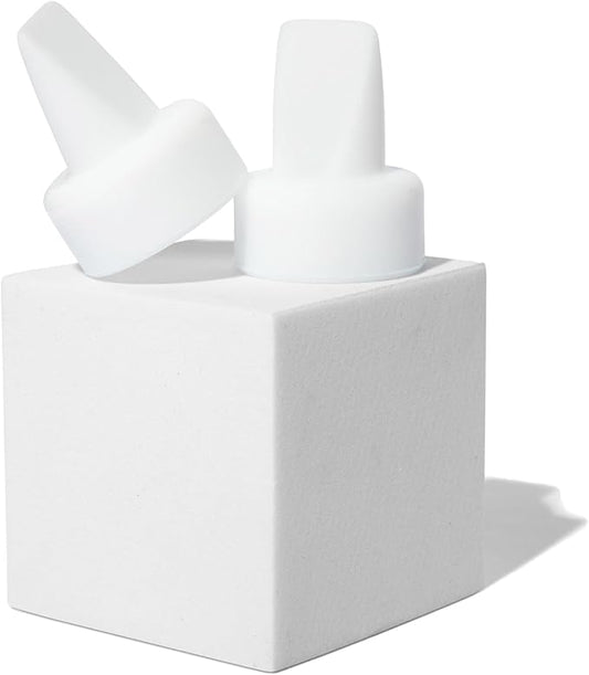 Motif Medical Replacement Breast Pump Valve For Motif Duo Breast Pump - Easy-To-Attach Breast Pump Duckbill Valves - Portable Motif Duo Pump Parts (2 Valves Included)