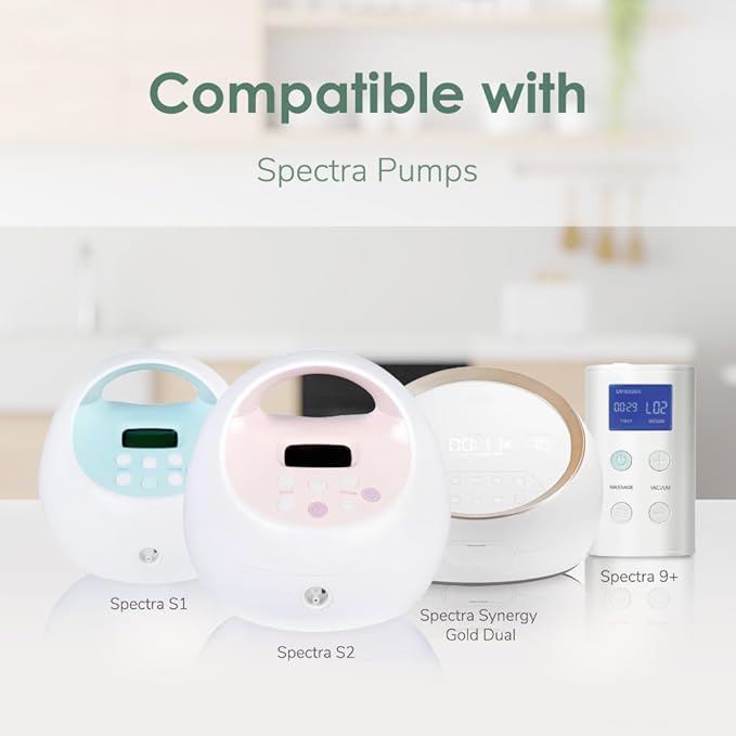 Maymom Pump Parts Compatible with Spectra S1 Spectra S2 Spectra Incl Duckbill Valve Replace Spectra Duckbill Valve Spectra S2 Replacement Parts Not Original Spectra Replacement Pump Parts