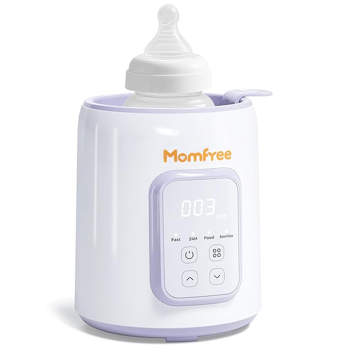Bottle Warmer, 8-in-1 Fast Baby Bottle Warmer for Breastmilk and Formula,Milk Warmer with Accurate Temperature Control and Automatic Shut-Off,Multifunctional Bottle Warmers for All Bottles (Purple)