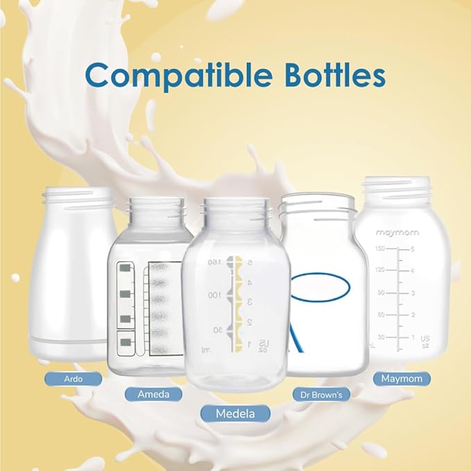 Maymom Connector Compatible with Medela Flanges. Not Original Medela Personalfit Connector. Compatible with Pump in Style Symphony Swing Breastpumps, and Maymom Flanges; 2pc/pk