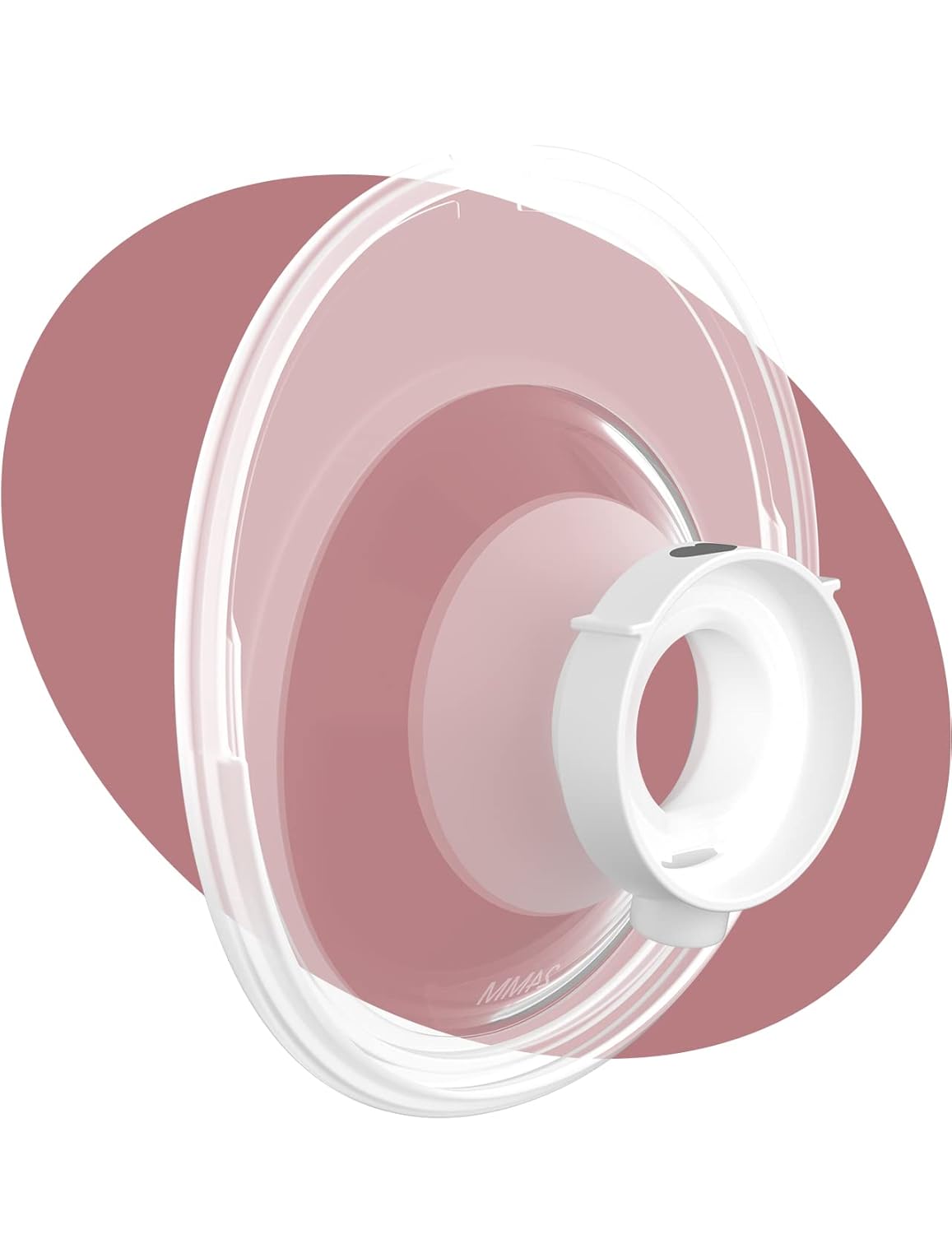 Momcozy Double-Sealed Flange 24mm Compatible with Momcozy M5 Breast Pump. Original M5 Breast Pump Replacement Accessories, 1PC (24mm)