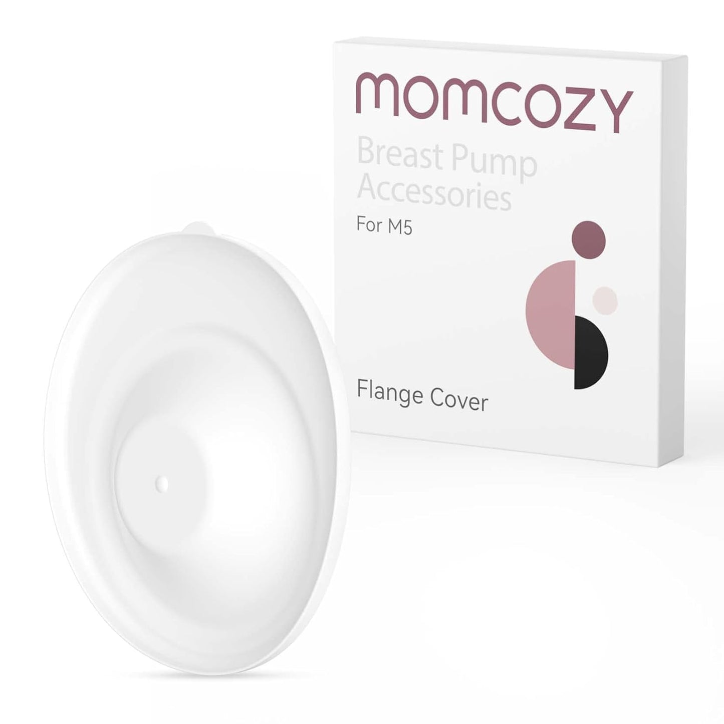 Momcozy Flange Lid Only Compatible with Momcozy M5 NOT for Others. Dust-Proof Flange Cover Original M5 Breast Pump Replacement Accessories, 1 Pack