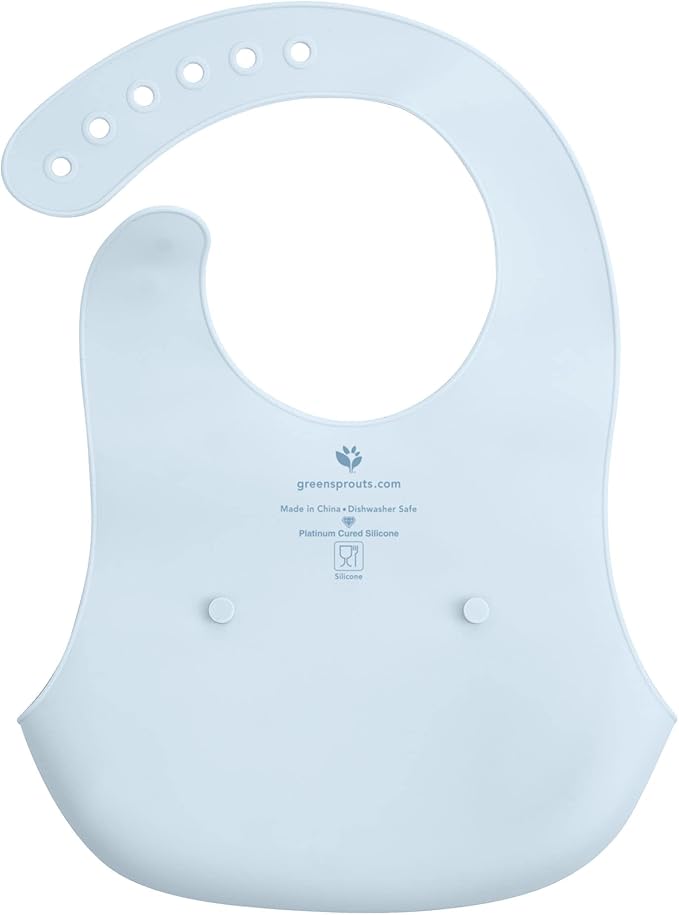 Green Sprouts Unisex Baby Silicone Scoop Bib