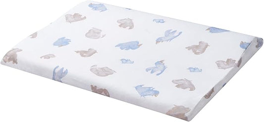 Nest Designs Toddler Pillow with Bamboo Viscose Pillowcase - Rhino Hippo, Medium
