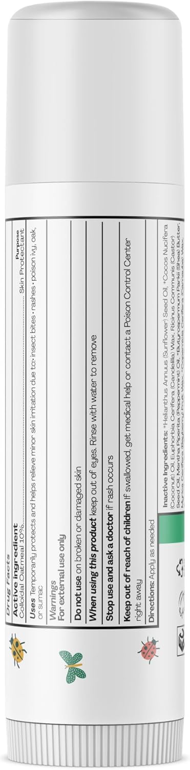 Hello Bello Kids Soothing Itch Stick, 0.5 oz, Skin Protectant with Calendula and Peppermint Oils, for Insect Bites and Rashes