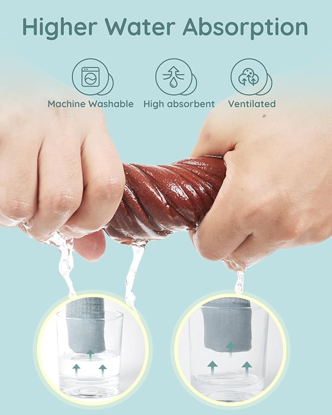 Lilian&Gema Baby Bibs 8 Pack Baby Drool Bibs for Unisex Boys Girls,Soft Cotton Bibs for Teething and Drooling Newborn