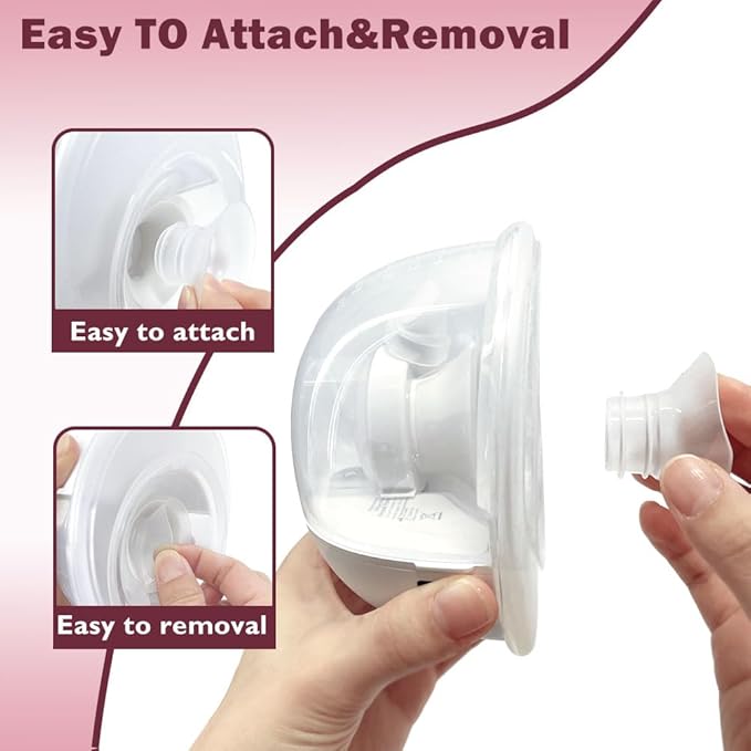 8PC Flange Insert 15/17/19/21mm Compatible with Momcozy M5/M6//M9 Wearable Breast Pump Replacement, BPA Free Silicone M5/M6/M9 Flange Inserts Same Suction as OEM(8PC-4Size)