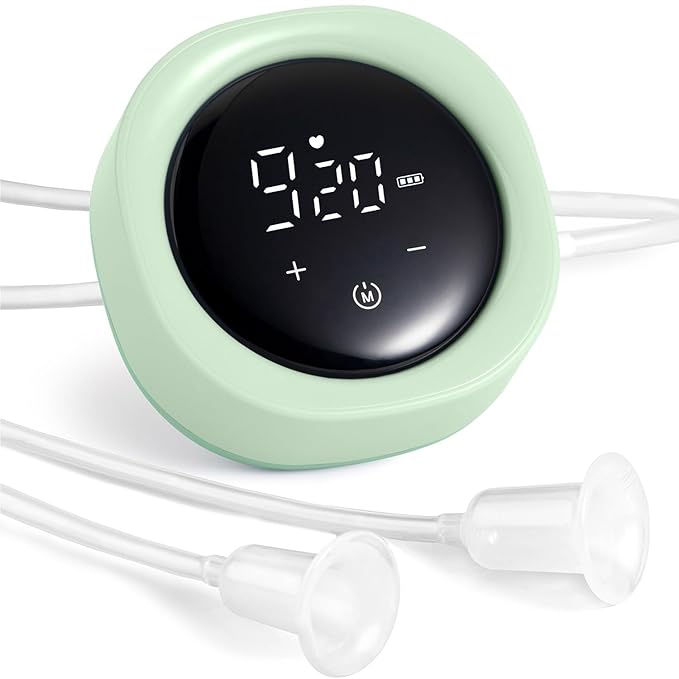 Electric Nipple Corrector for Flat or Inverted Nipples, Portable Nipple Pump, Inverted Nipple Puller, 6 Corrector Covers Rechargeable Nipple Puller Sunken and Shy Nipples