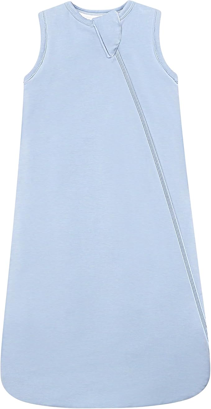 HAPIU Rayon Made from Bamboo Winter Baby Sleep Sack 2.5 TOG, 2-Way Zipper YKK, Warm Quilted Wearable Blanket