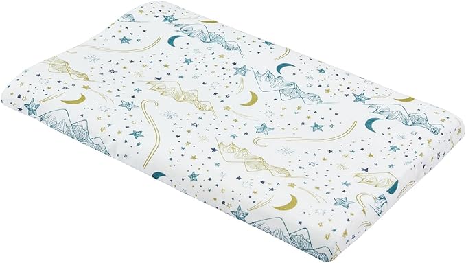 Nest Designs Toddler Pillow with Bamboo Viscose Pillowcase - Stars White, Small (Jersey)