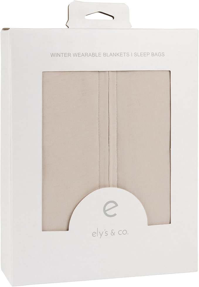 Ely's & Co. Winter Sleep Sack, Wearable Blanket with Soft Quilting, Transitional Swaddle for Baby Boy/Girl, 1.0 TOG