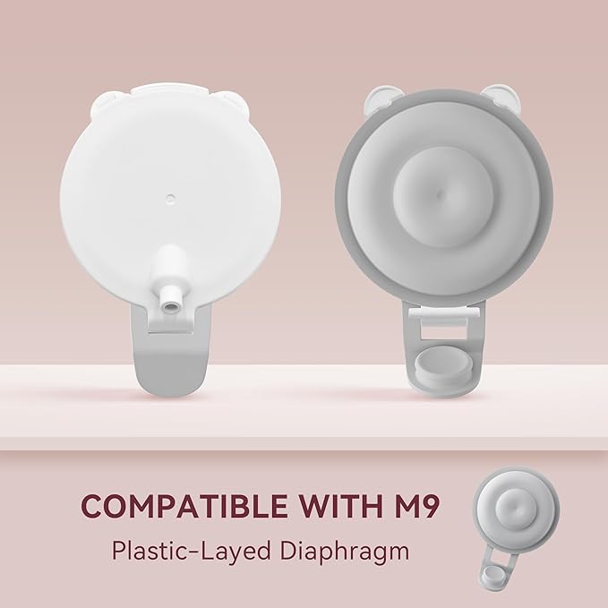 4 Pack M9 Silicone Diaphragms Compatible with Momcozy Mobile Flow, Mom Cozy M9 Replacement Parts