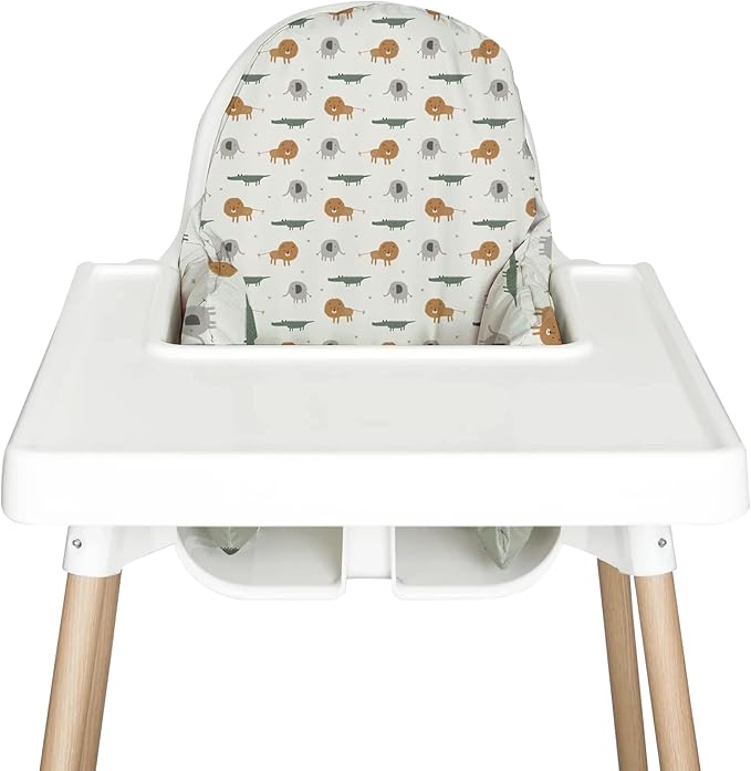 Nibble and Rest Highchair Insert Cover, Compatible for IKEA Antilop Highchair, High Chair Accessories Stain-Proof and Wipeable Insert Cover (Cushion NOT Included)(Savannah)