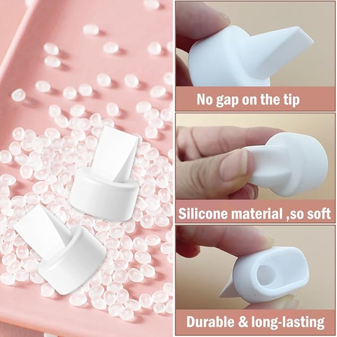 6pcs Duckbill Valves for Spectra S1 Spectra S2 Spectra 9 Plus,Motif Luna, Replacement Duckbill Valves for Spectra Breast Pump, Duckbill Valve Replace for Spectra Duckbill Valves