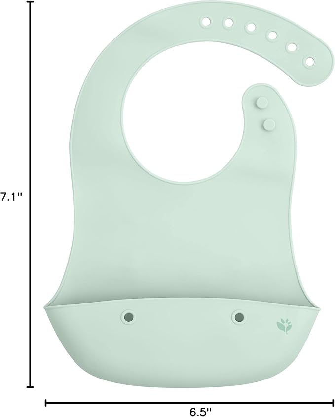 Green Sprouts Unisex Baby Silicone Scoop Bib