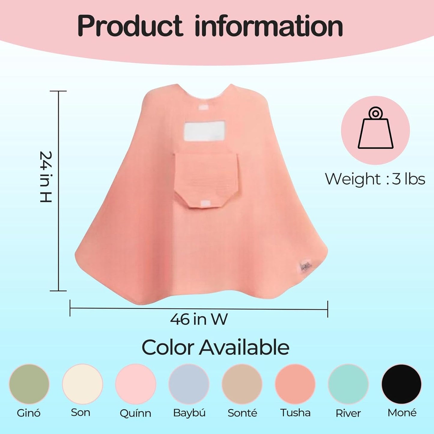 Muslin Nursing Cover for Baby Breastfeeding –Peekaboo Window -100% Breathable Cotton Privacy Nursing Shawl - Multiuse Apron for Moms