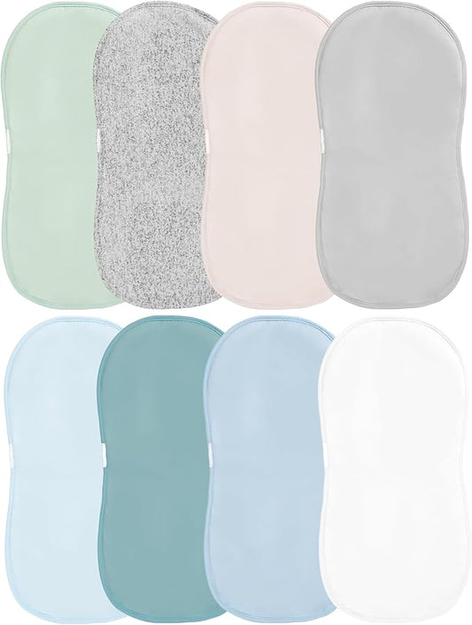 Baby Burp Cloths, Soft & Absorbent Burping Clothes for Newborns and Infants, Baby Boys and Girls (8 Pack)