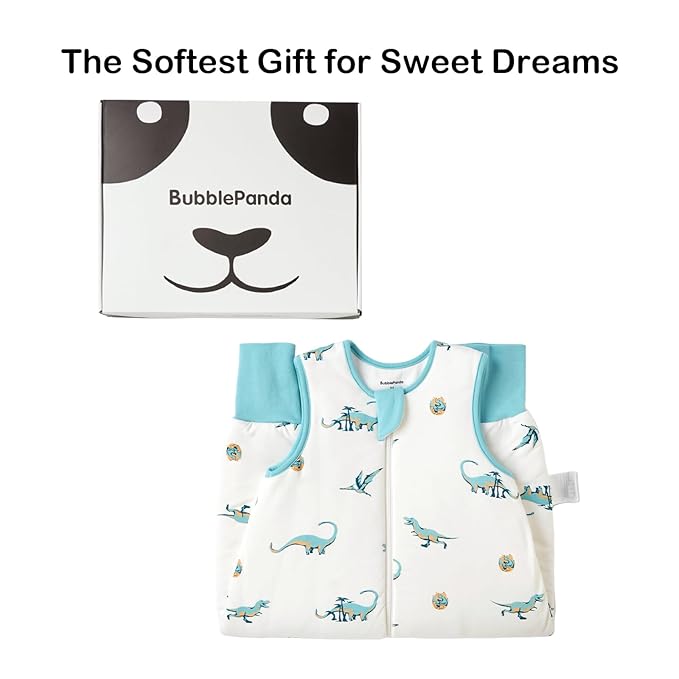 BubblePanda Rayon Made from Bamboo Toddler Sleep Sack with Feet 1.0 Tog Ultra Soft Toddler Sleeping Sack 3t-4t Sleep Bag Walker Quilted Wearable Blanket with Legs 2-Way Zipper Lightweight Extra Long
