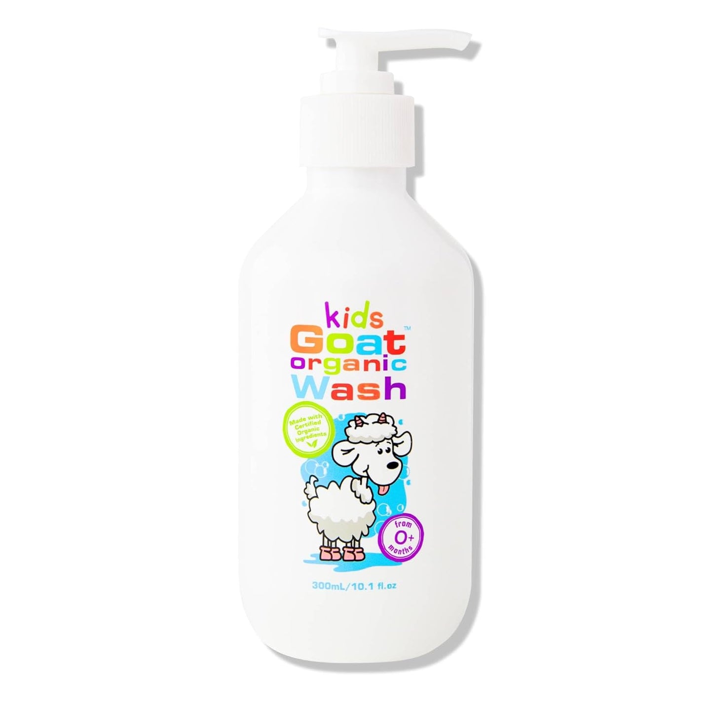 Goat Milk Kids Organic Body Wash: Balance and Moisture for Kids and Babies' Skin, 10.1 Fl oz