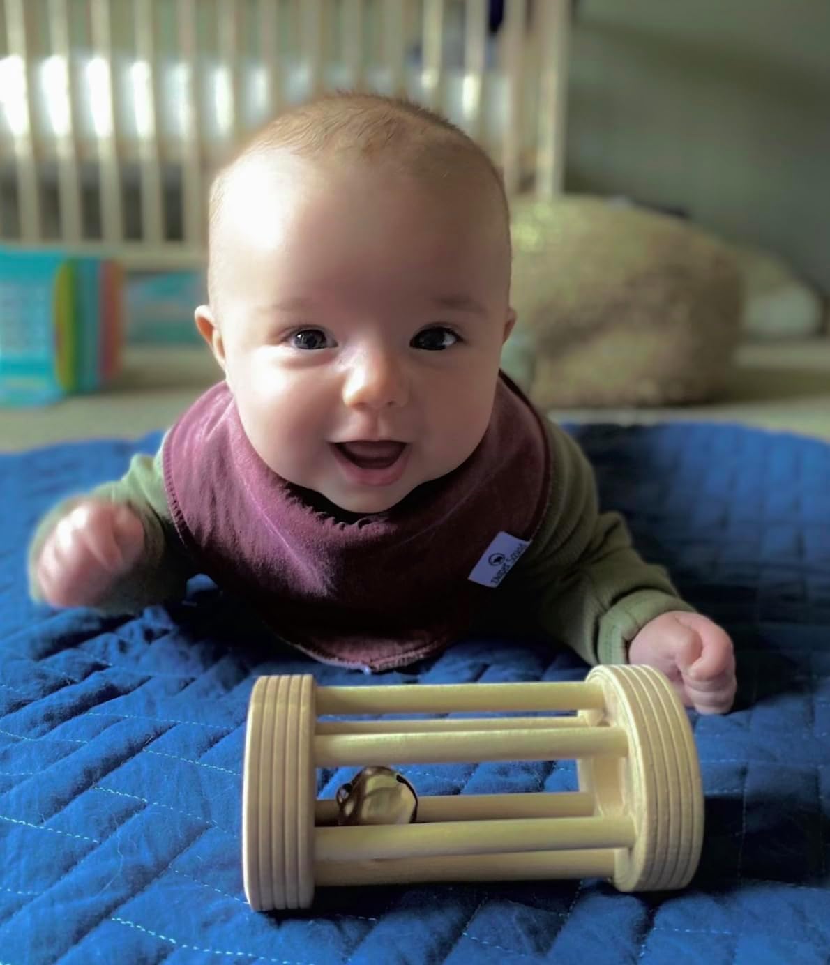 DiaperSquad's Baby Bibs for Drooling and Teething, Bibs for Boys, Baby Girl - Solid Cotton Baby Drool Bibs