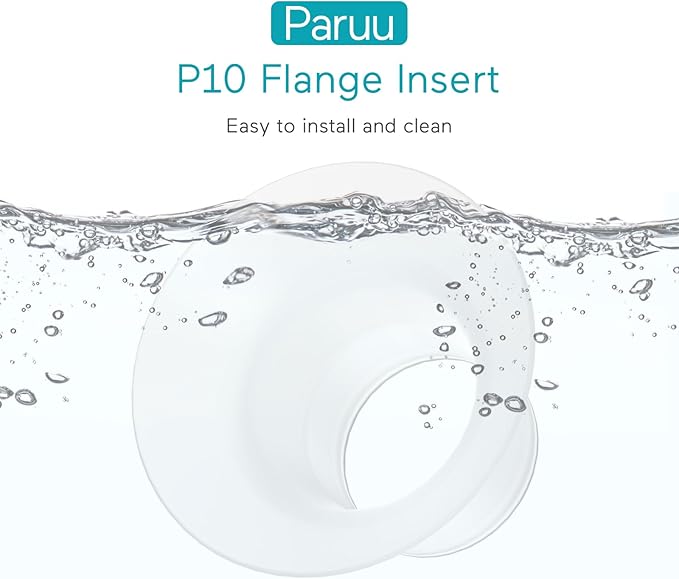 Paruu P10 Flange Insert 24mm, Original Breast Pump Parts, Wearable Breast Pump Replacement Accessories, 2 Pack