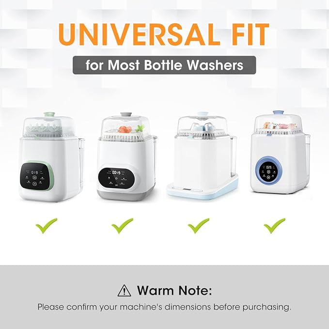 Aieve Bottle Washer Sliding Mat Compatible with Momcozy Bottle Washer, Silicone Mat for Mom Cozy Kleanpal Pro, Easy Moving Sliding Tray Baby Bottles Cleaning Machine Accessories