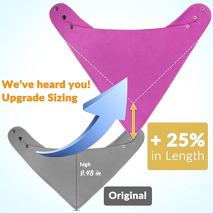 Adult Drool Bib for Special Needs, Large Elderly Bandana, Teen Bib for Women Men, Soft Absorbent Set for Kids